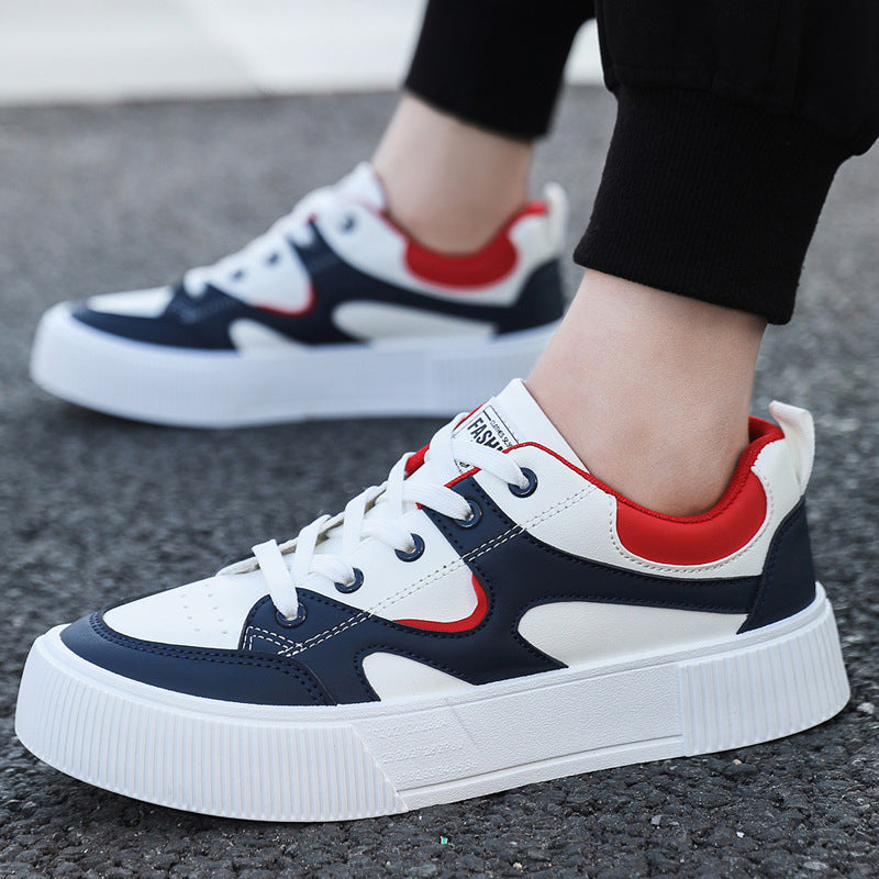Men's Color Block Thick Sole Casual Fashion Sneakers