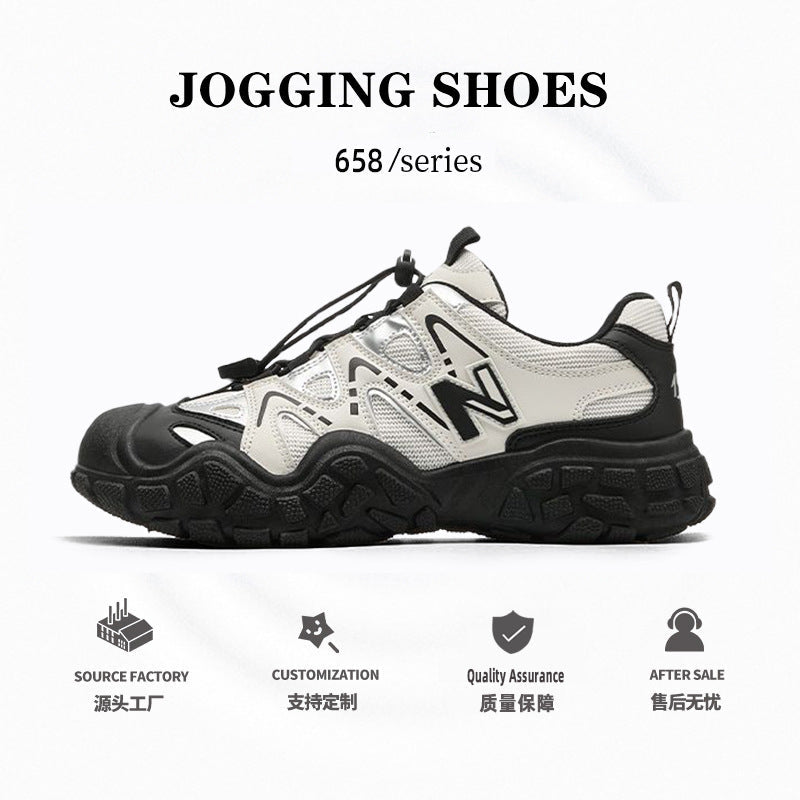 Breathable Platform Running Sneakers for Men Casual Dad Shoes