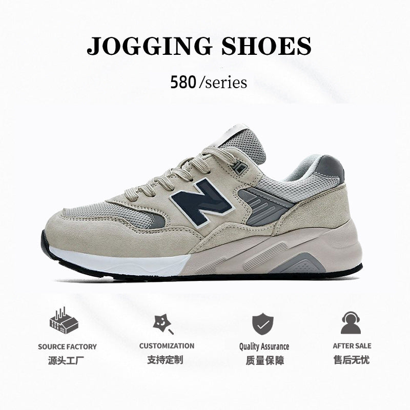 Leather Platform Running Sneakers for Men Casual Shoes