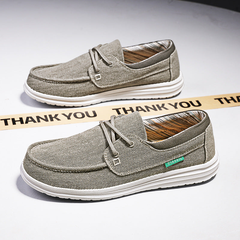 Large Size Slip-On Loafers for Men Casual Cloth Shoes