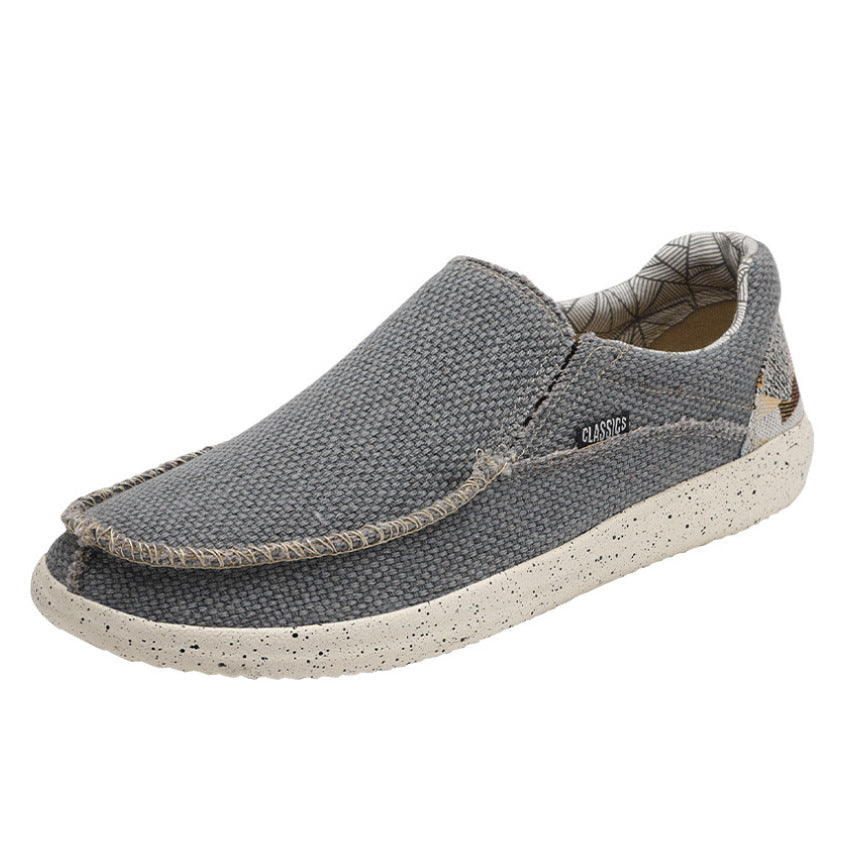 Large Size 48 Breathable Slip-On Loafers for Men Casual Shoes