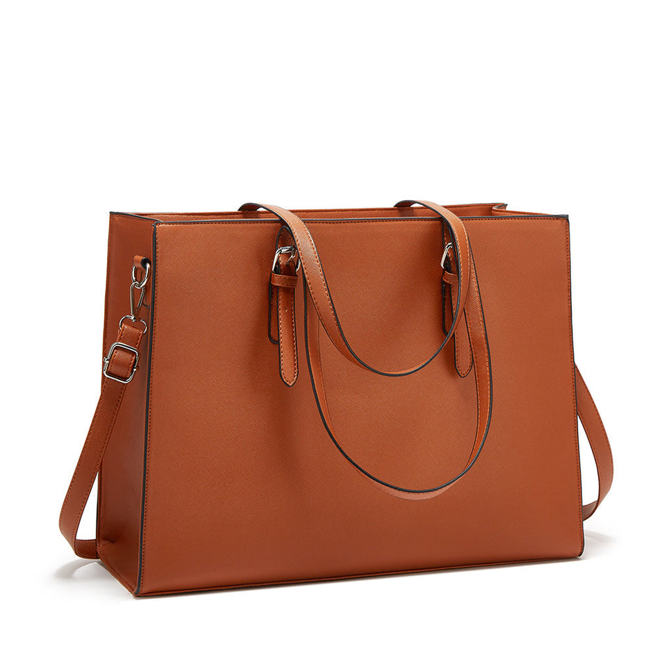 Women's PU Envelope Shoulder Computer Bag Large Capacity