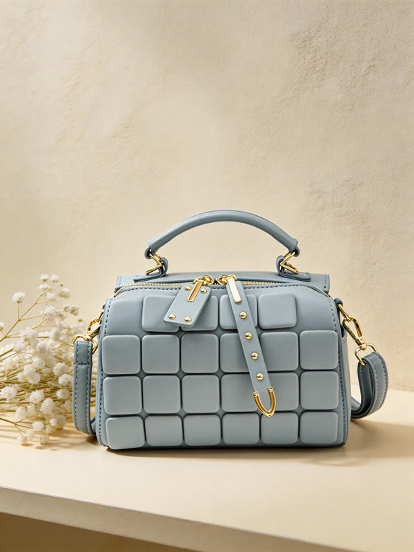 Women's PU Small Crossbody Shoulder Handbag with Zipper