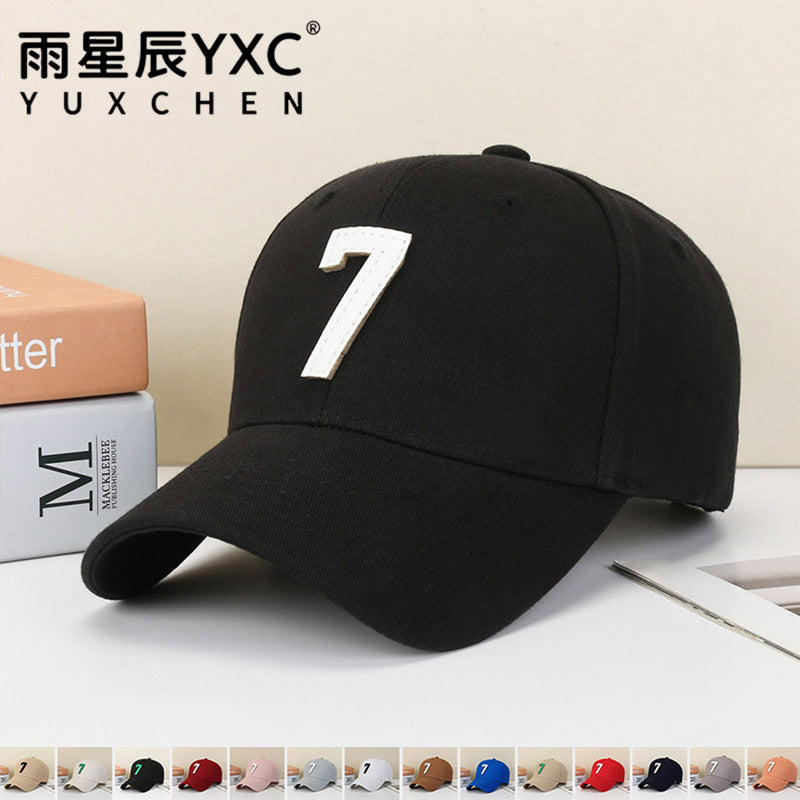 Unisex Korean Style Embroidered Oversized Baseball Cap
