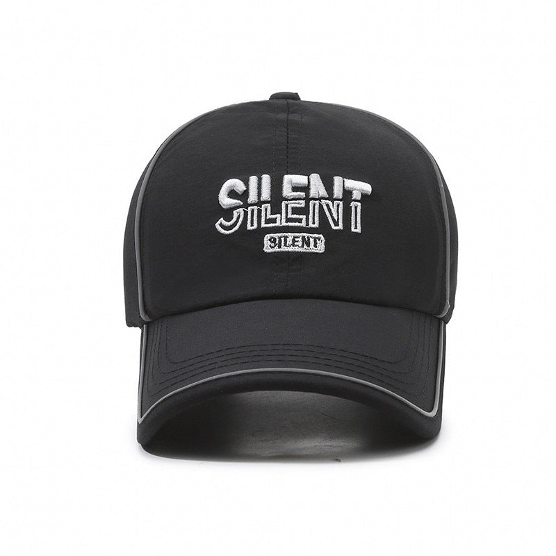 Unisex Korean Style Embroidered Casual Baseball Cap