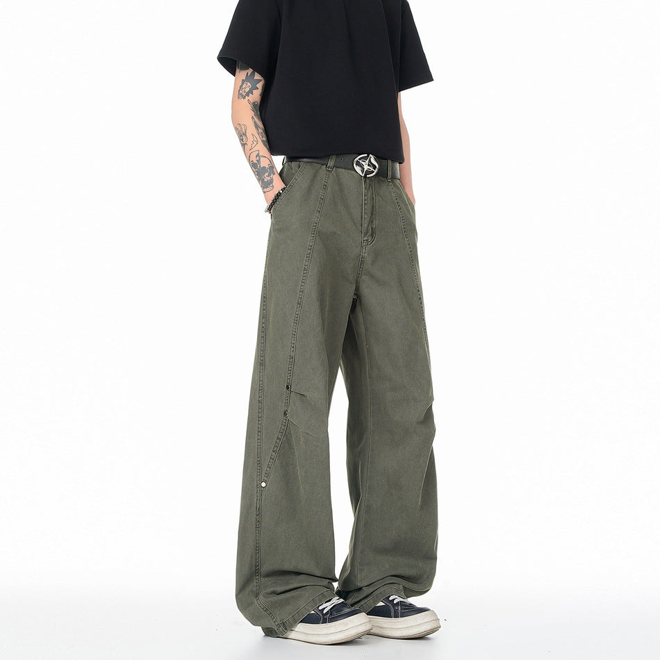 Men's Pure Cotton Cargo Pants Casual Workwear