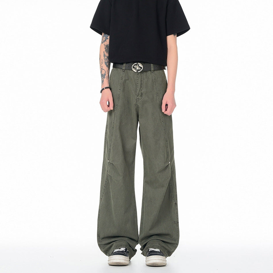 Men's Pure Cotton Cargo Pants Casual Workwear