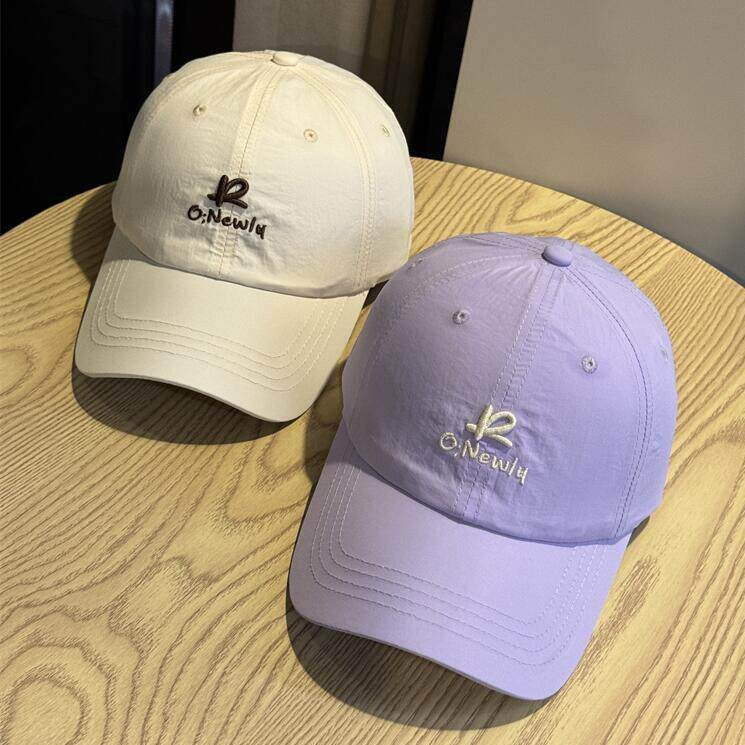Quick-Dry Embroidered Baseball Cap with Adjustable Fit