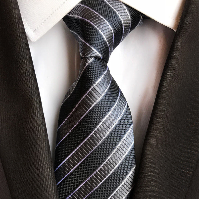 Men's Striped Formal Business Tie Wedding Professional Style -