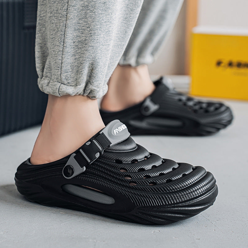 Men's Non Slip Clog Sandals Casual Beach and Driving Shoes