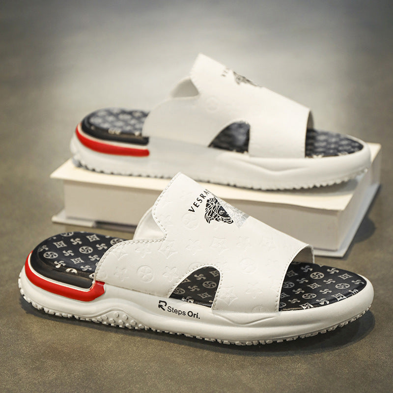 Men's Thick Sole Flip Flops Non Slip Outdoor Beach Sandals