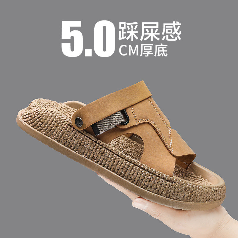 Men's Non Slip Outdoor Sandals Dual Purpose Beach Slides