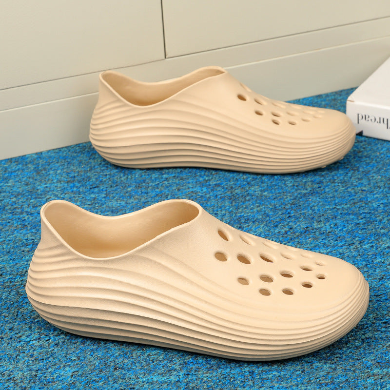 Men's Large Size Slip On Clogs Non Slip Casual Beach Sandals