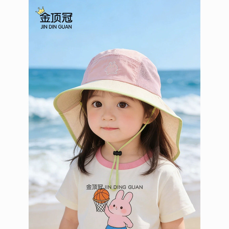 Kids Sun Protection Shawl Hat for Summer