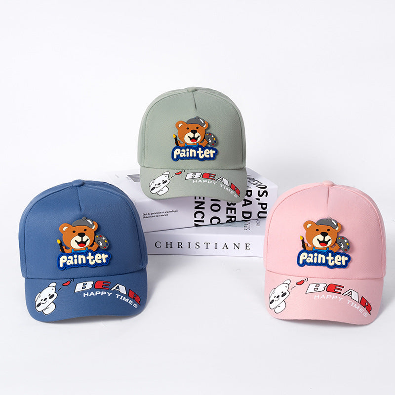 Kids Cartoon Baseball Cap – Lightweight Sun Protection Hat