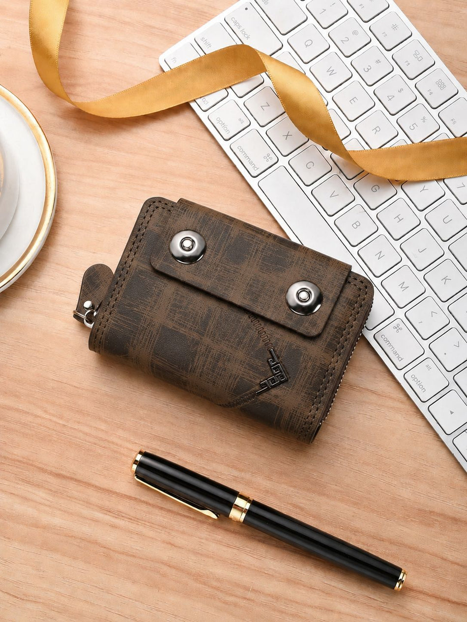 Men's PU Card Holder Wallet Multi-Card Coin Purse Organizer