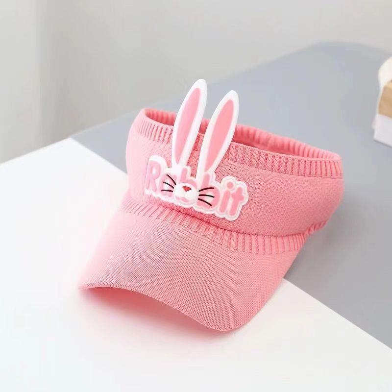 Kids Cute Rabbit Open-Top Sun Visor Hat