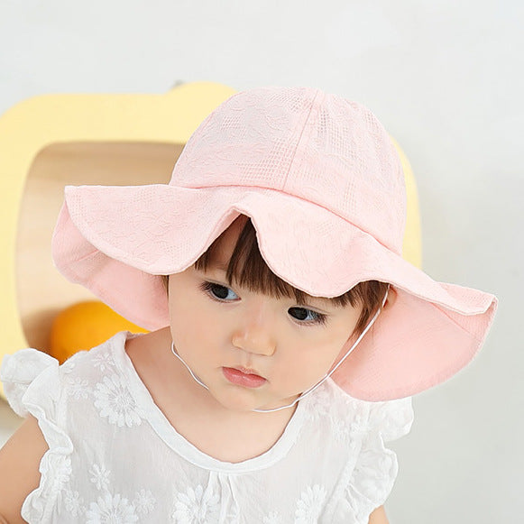 Baby Girls Korean Princess Bucket Sun Hat