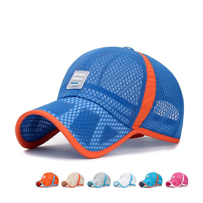 Kids Korean-Style Mesh Baseball Cap – Breathable Sun Hat