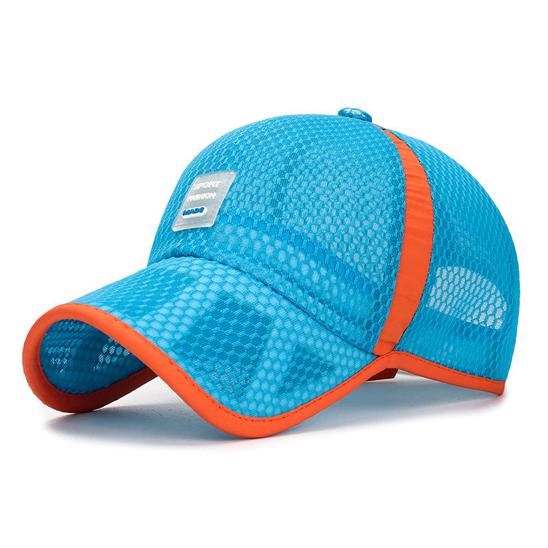 Kids Korean-Style Mesh Baseball Cap – Breathable Sun Hat