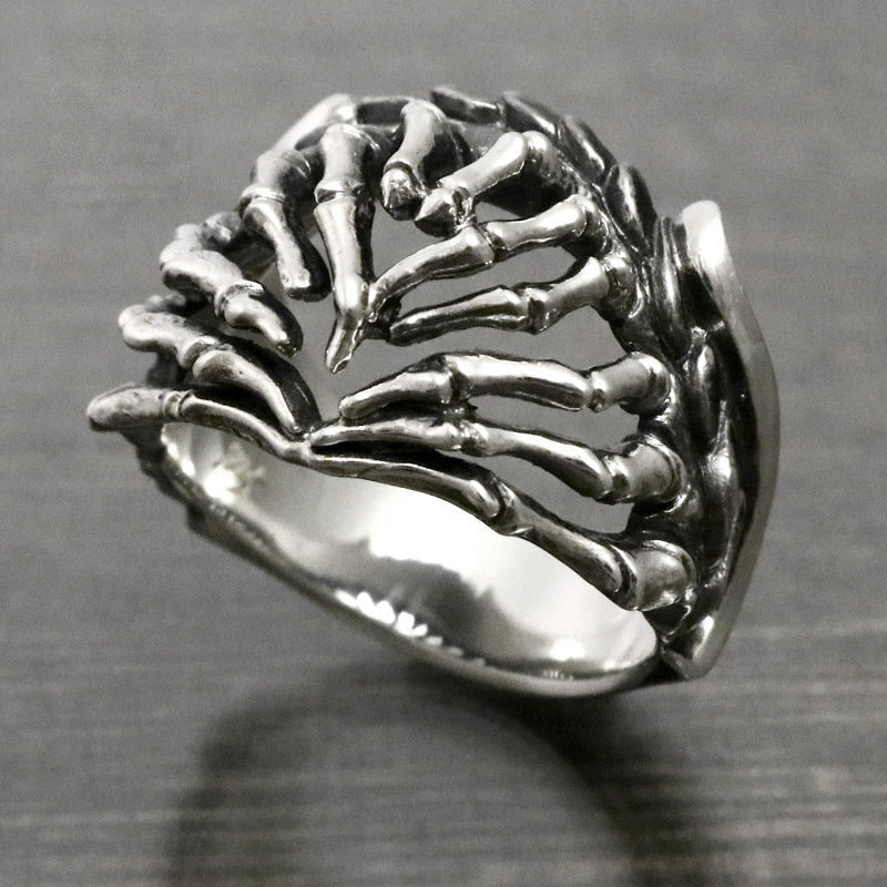 Vintage Punk Adjustable Centipede Claw Ring for Men & Women