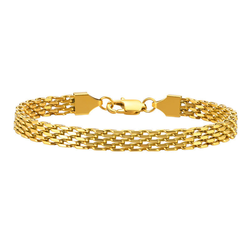 Stainless Steel Mesh Bracelet for Men & Women