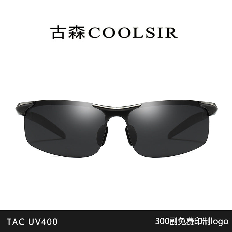 Polarized Cycling Sunglasses Aluminum Magnesium Frame Day Night