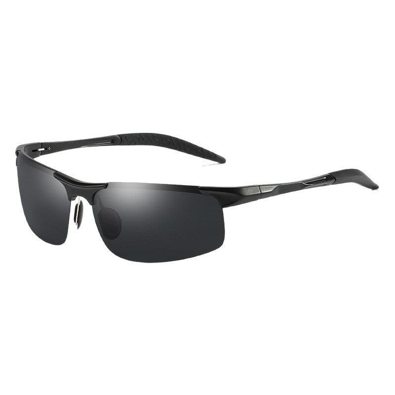 Polarized Cycling Sunglasses Aluminum Magnesium Frame Day Night