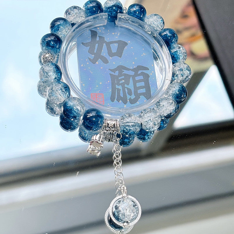 DIY Beaded Bracelet with Elegant Time-Inspired Design