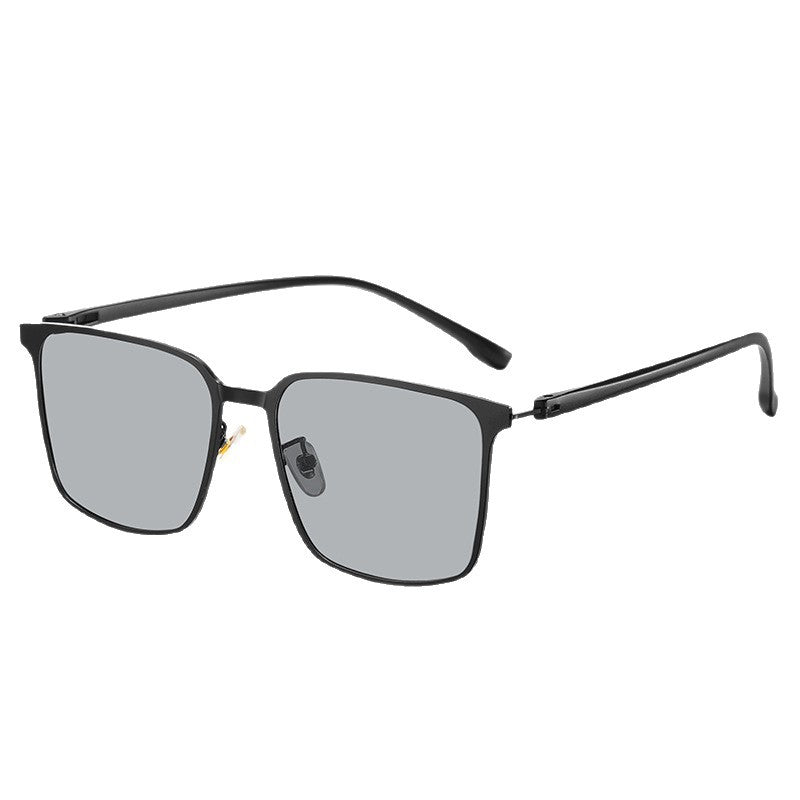 Men's Square Polarized Sunglasses TR90 Full Frame Design