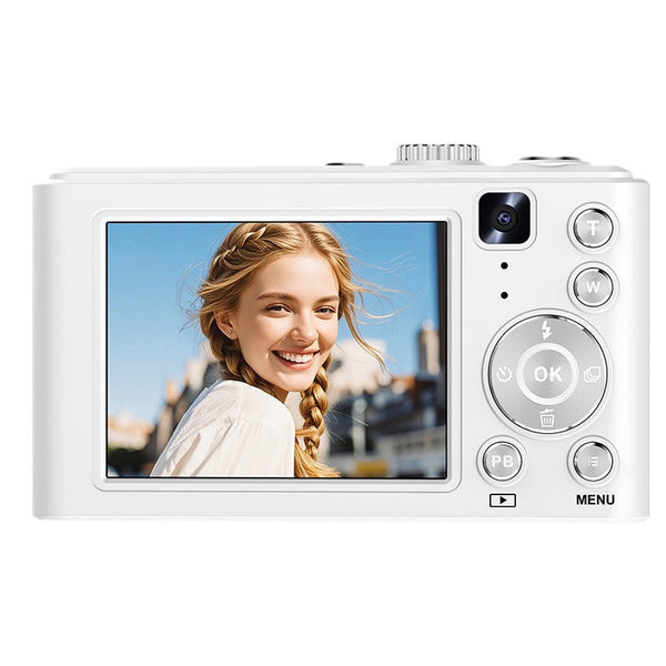 Digital Camera with 16X Zoom and Selfie Display