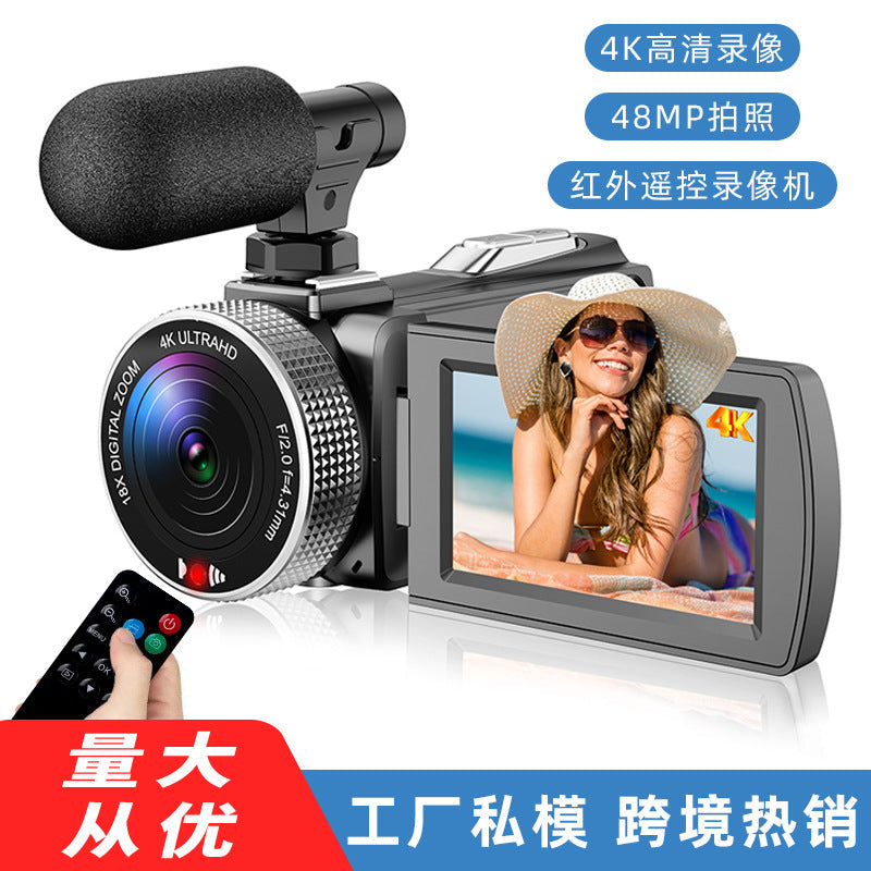 Professional 4K Outdoor DV Camera with Remote Control