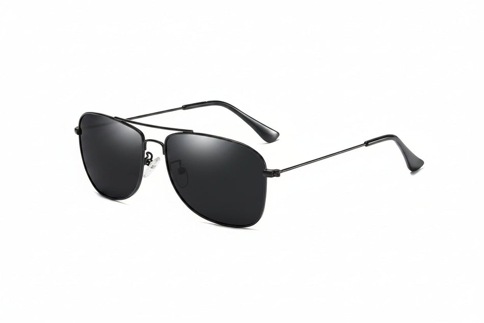 Men's Double Bridge Aviator Sunglasses Metal UV Protection