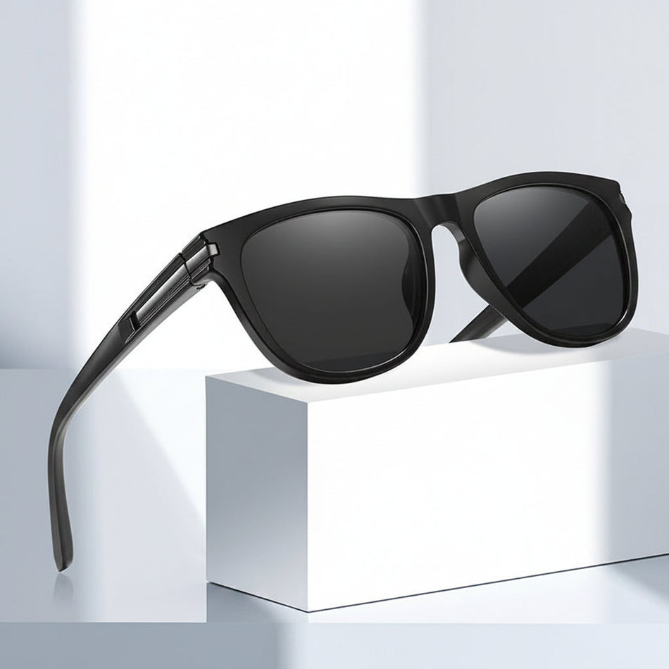 Men's Retro Polarized Sunglasses TR Frame Casual Design