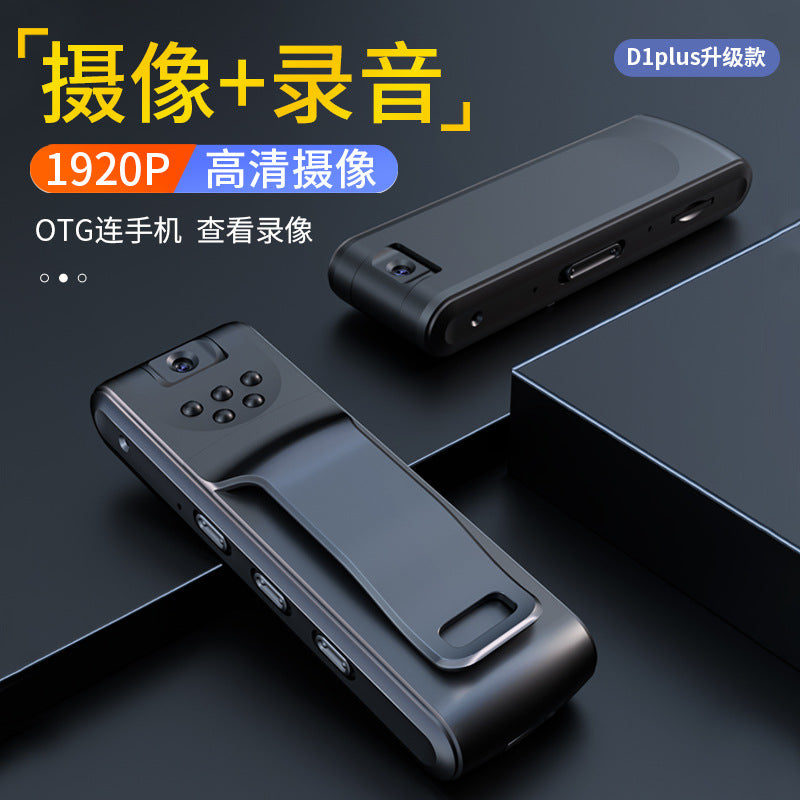 HD Clip-On Recording Camera with Night Vision and Video Recorder