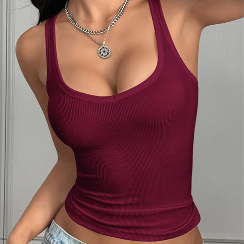 Women's European & American Style Slim Fit Sexy Vest Top