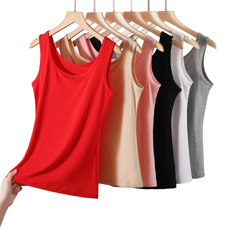 Women's Korean Style Modal Slim Fit Sleeveless Camisole Top