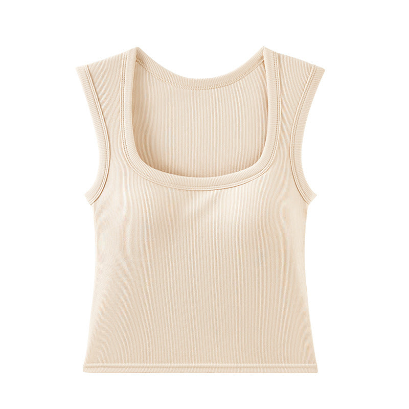 Women's One-Piece Cup Navel Slim Fit Tube Top
