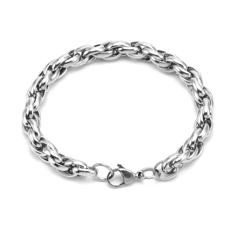 Men's Titanium Steel Keel Chain Stainless Steel Bracelet