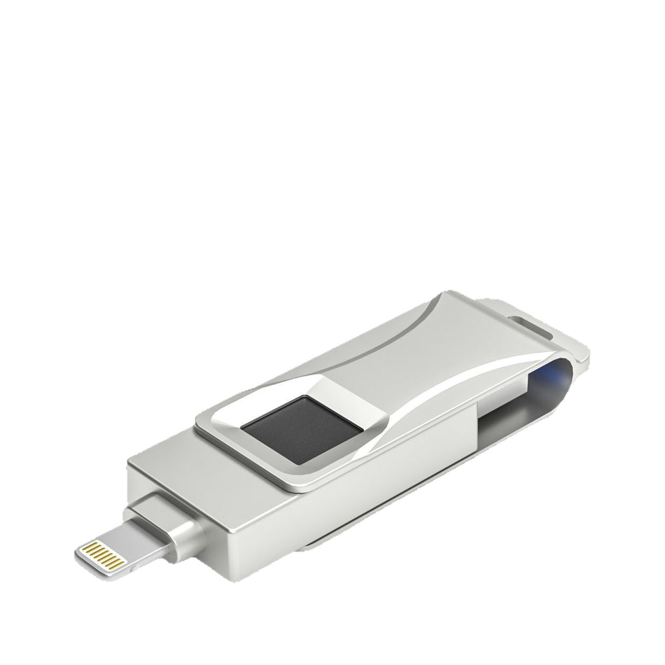 Fingerprint Encrypted Type-C Metal USB Flash Drive
