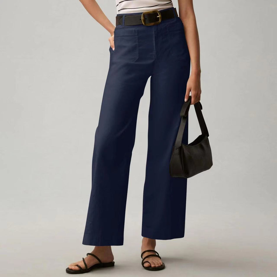 Women's Casual Solid Color Sports Jogger Pants