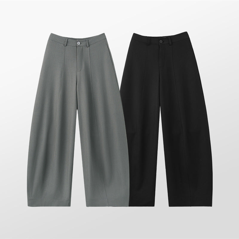 Women's Vintage-Inspired Wide-Leg Suit Pants