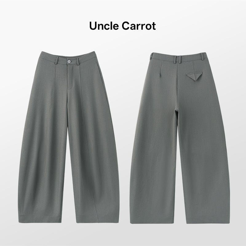 Women's Vintage-Inspired Wide-Leg Suit Pants