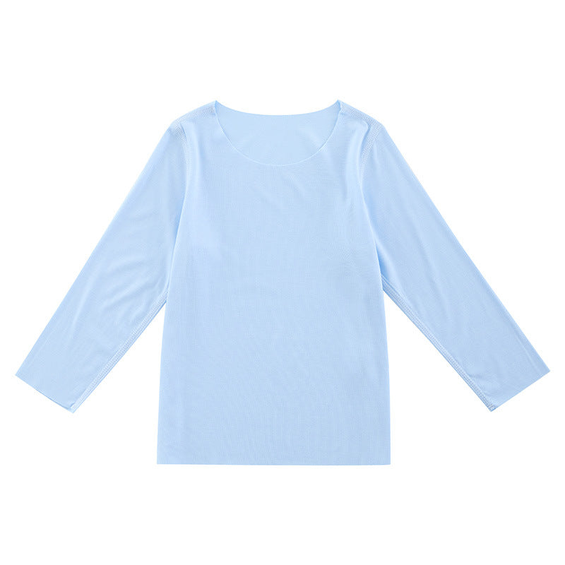 Baby Seamless Long-Sleeve Base Layer Shirt – Lightweight Summer