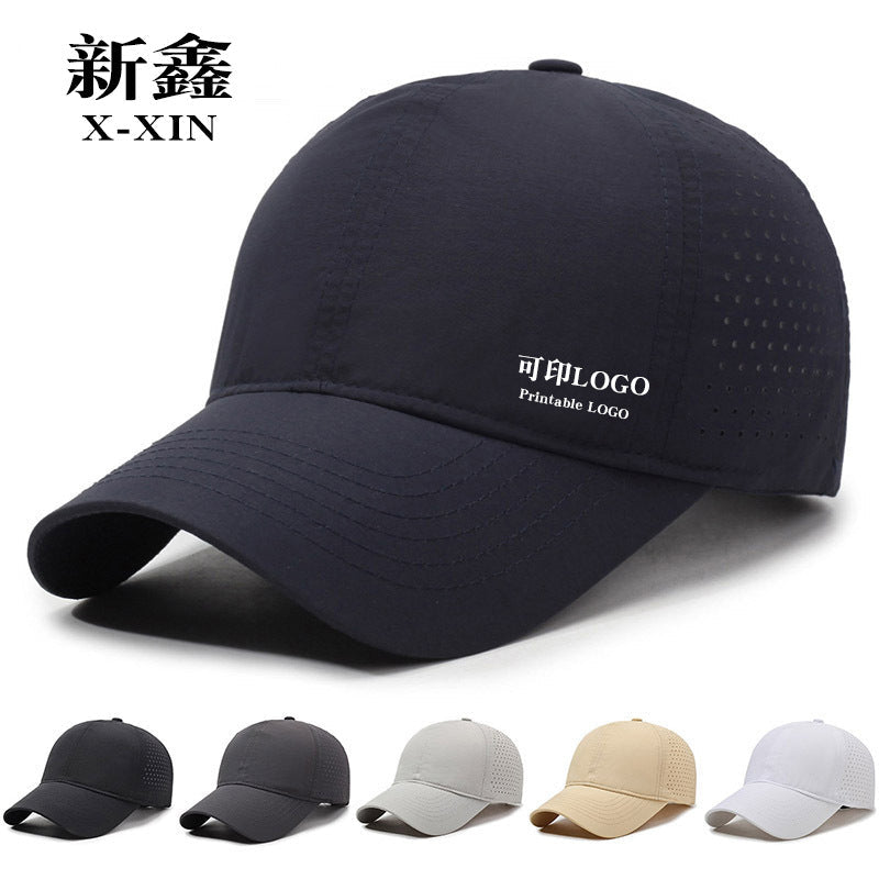 Unisex Quick-Dry Breathable Baseball Cap for Sports & Sun