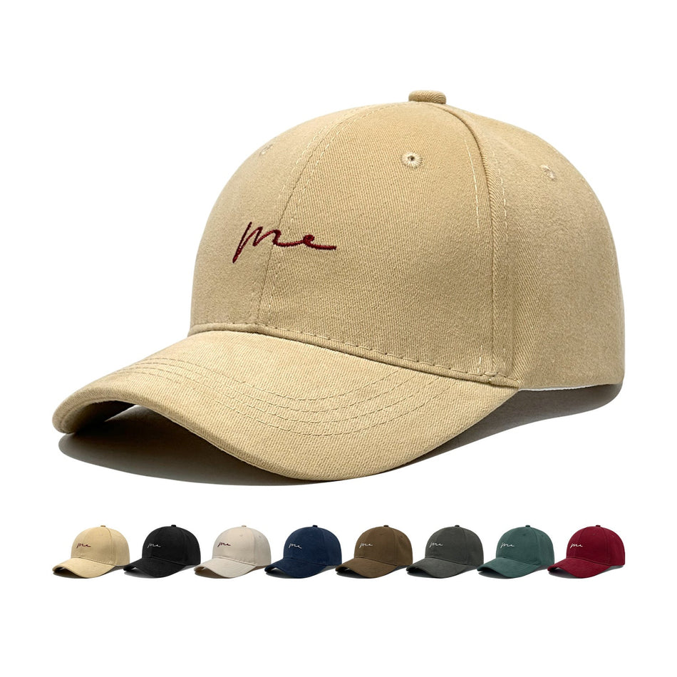 Unisex Hard-Brim Duckbill Baseball Cap in Multiple Colors