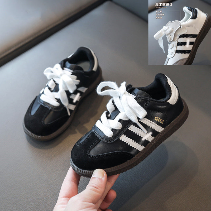 Kids Soft Sole Training Sneakers – Velcro Casual Shoes for Boys &