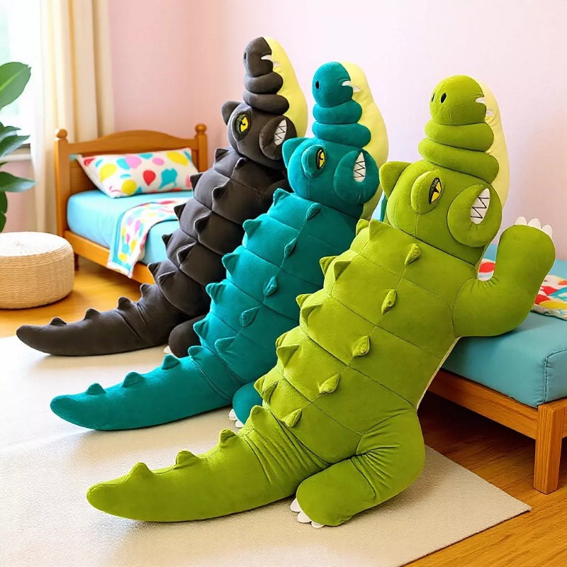 Giant Crocodile Plush Pillow – Soft Long Stuffed Animal