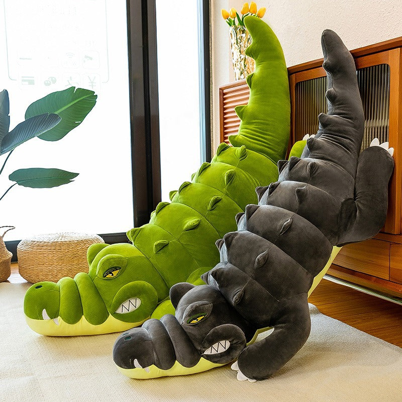 Giant Crocodile Plush Pillow – Soft Long Stuffed Animal