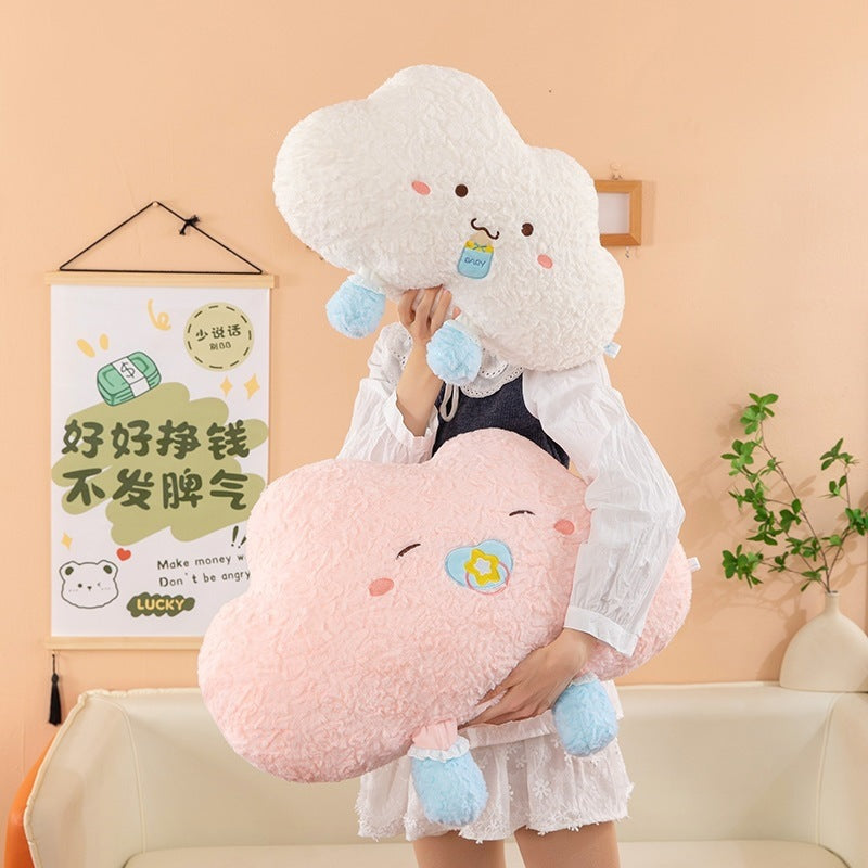 Cute Cloud Plush Pillow – Soft Stuffed Toy & Sleeping Cushion